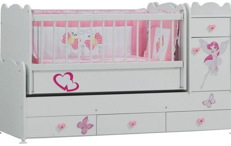 Barbie Baby Bed (60x120cm)