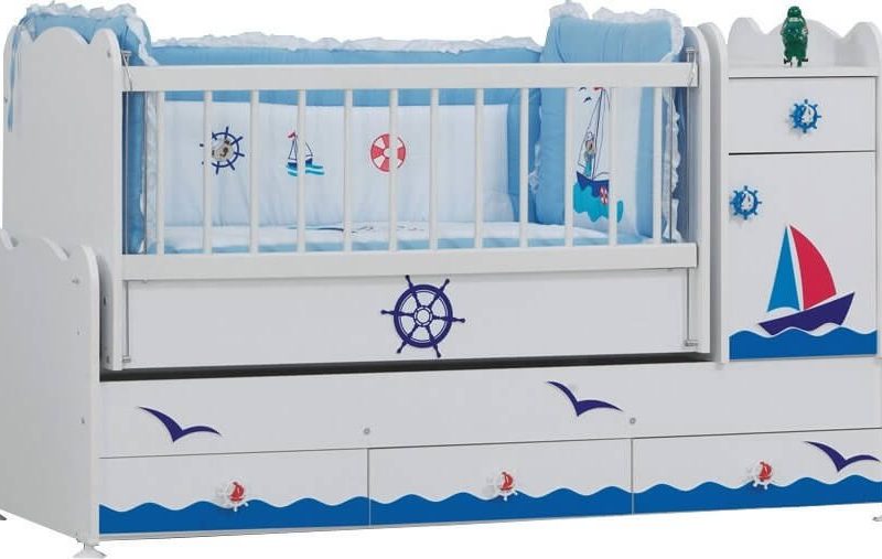 Sailor Baby Bed (60x120cm)